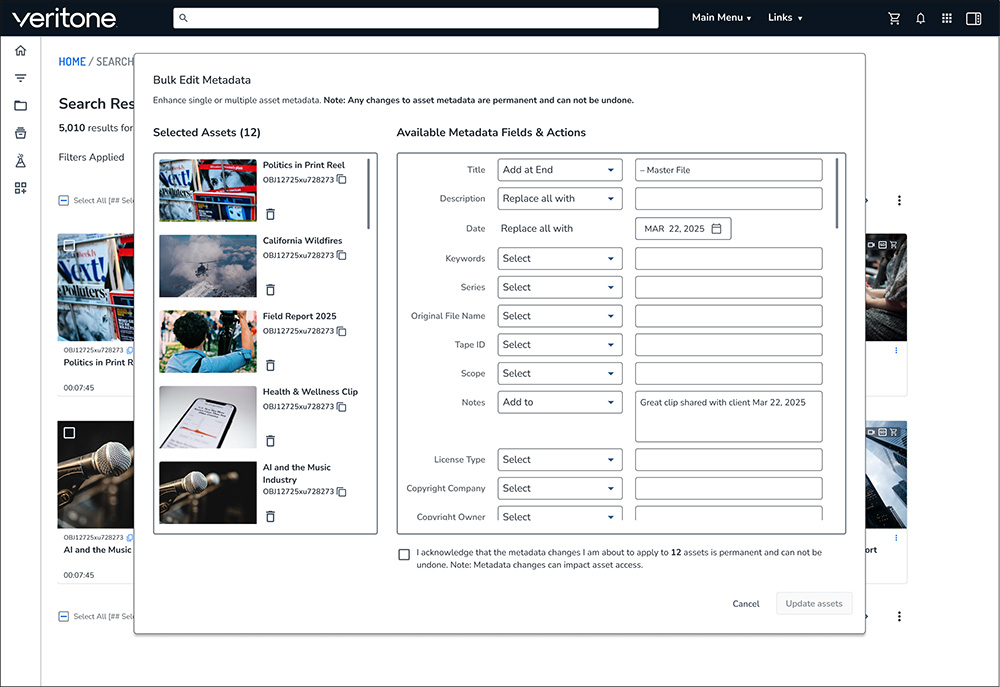 Metadata Tags Ui Metadata Tagging Best Practices For Digital Asset Management | Veritone